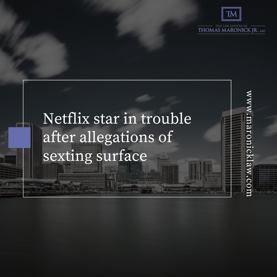 Netflix star in trouble after allegations of sexting surface