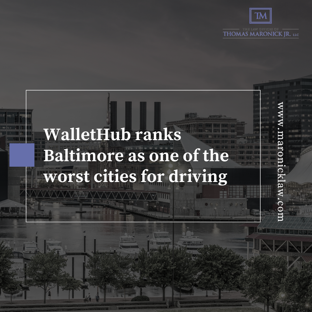 WalletHub ranks Baltimore as one of the worst cities for driving